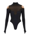 MUGLER LONG-SLEEVED JUMPSUIT