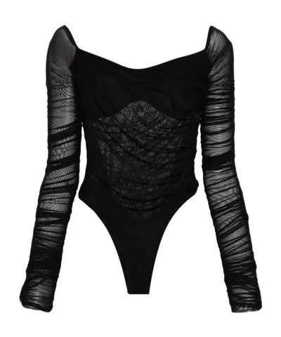 MUGLER LONG-SLEEVED JUMPSUIT