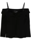 Mugler Off-the-shoulder Jacket In Black