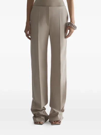 Mugler Low-rise Trousers In Neutral