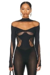 MUGLER LYCRA BODYSUIT