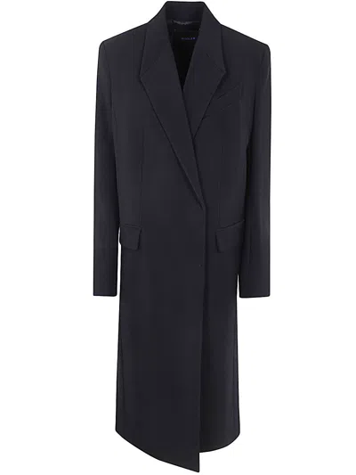 Mugler Ma0178 Coat Clothing In Black