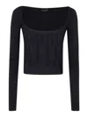 Mugler Top - Negro In Black
