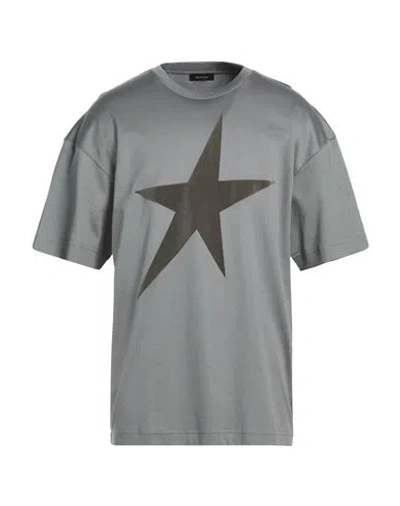 Mugler Man T-shirt Grey Size L Cotton In Gray