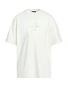 Mugler Man T-shirt Ivory Size S Polyester, Elastane In White