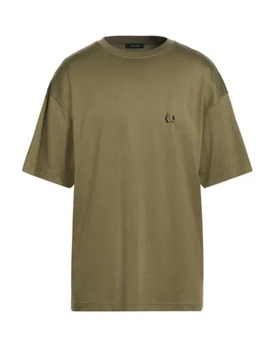 Mugler Man T-shirt Military Green Size Xxl Cotton