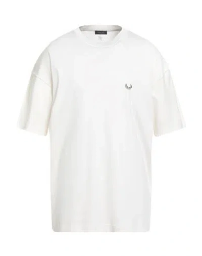 Mugler Man T-shirt Off White Size L Cotton