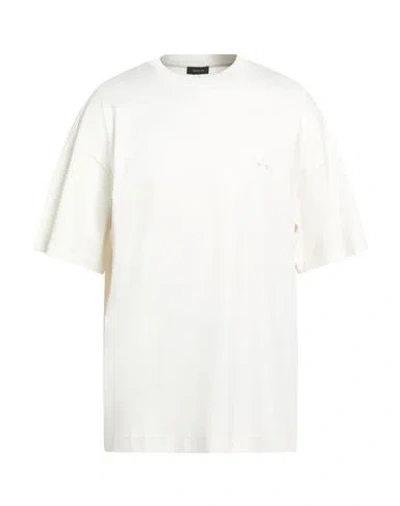 Mugler Man T-shirt Off White Size S Cotton