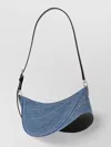 Mugler Medium Denim Spiral Curve 01 Shoulder Bag