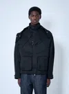 Mugler Men Heavy-duty Cotton Jacket In Black