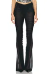 MUGLER MESH FLARE PANT