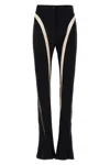 Mugler Stylish And Comfortable Black Viscose Pants For Women In Black