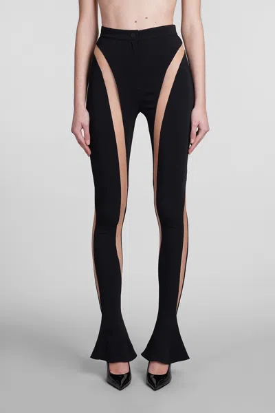 MUGLER MESH INSERT LEGGINGS
