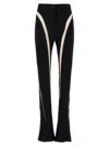 Mugler Stylish And Comfortable Black Viscose Pants For Women In Black