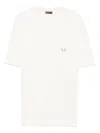 Mugler Metallic-detail T-shirt In White
