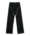 Mugler Mid-rise Straight-leg Jeans In Black