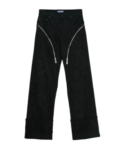 MUGLER MID-RISE STRAIGHT-LEG JEANS