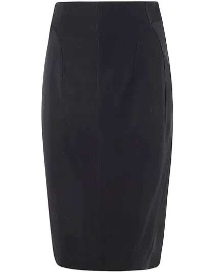Mugler Ju0542 Skirt In Black