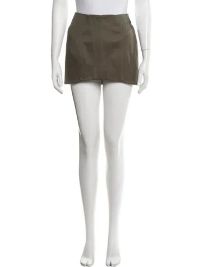 Pre-owned Mugler Mini Skirt W/ Tags In Black
