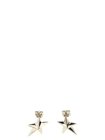 Mugler Mini Star Earrings In Metallic