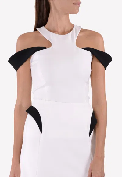 Mugler Monochrome Off-shoulder Top
