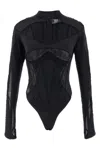 Mugler Layered Bodysuit Fitted Silhouette