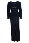 Mugler , Navy Blue Suit In Blue