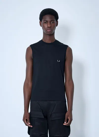 Mugler Nipple Tank Top In Black