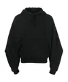 Mugler Oversize Cotton Jacket In Black