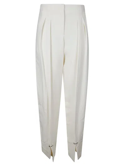 Mugler Pa0448 Trousers In Off White