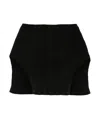 Mugler Women's Viscose Mini Skirt In Black
