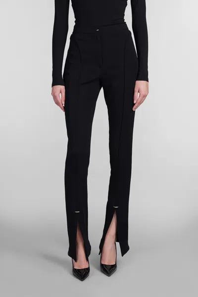Mugler Piercing Detail Pant In Black