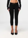 MUGLER PANTS MUGLER WOMAN COLOR BLACK,G00689002