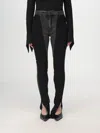 Mugler Pants  Woman Color Black In Schwarz