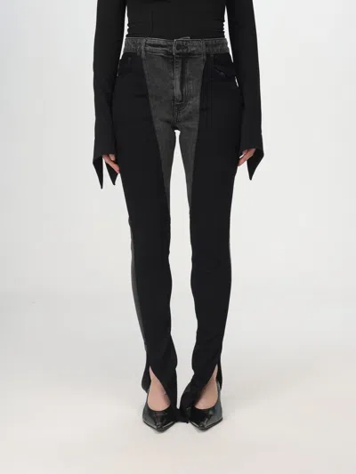 Mugler Pants  Woman Color Black In Schwarz