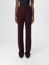 Mugler Pants  Woman Color Multicolor In Burgundy