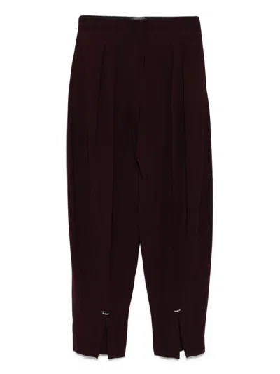 Mugler Pantsshorts In Purple