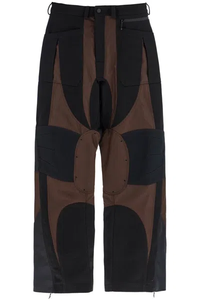 MUGLER PATCHWORK CARGO PANTS WITH