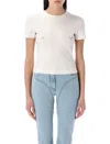 Mugler Woman T-shirt White Size Xs Cotton In White