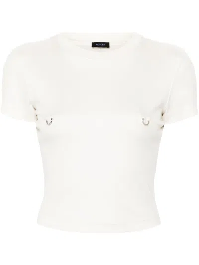 Mugler T-shirts And Polos In Beige