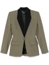 Mugler Pierced Blazer In 绿色
