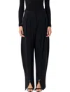 Mugler Women's Pierced Loose Tailored Trousers