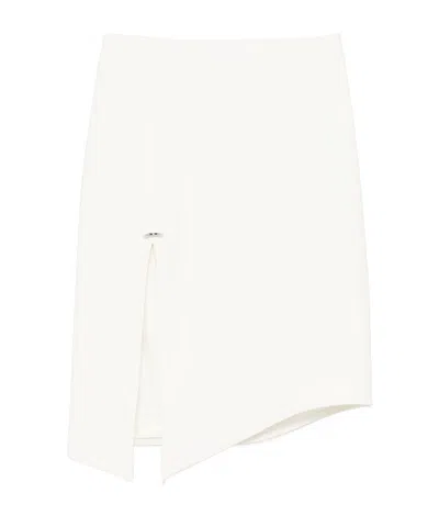 MUGLER PIERCED MIDI SKIRT
