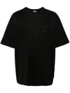 Mugler Short-sleeved T-shirt In 黑色