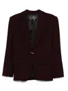 Mugler Flap Pockets Tailored Jacket In Red