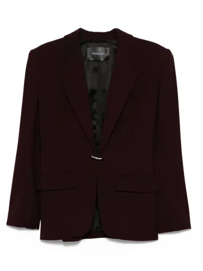 MUGLER PIERCED TAILORED JACKET