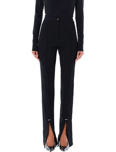 Mugler Piercing Detail Pant In Black