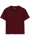 Mugler Pierced Baby T-shirt In Red