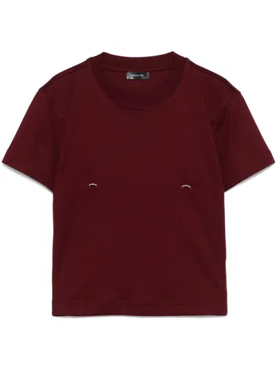 MUGLER PIERCING-DETAIL T-SHIRT