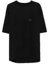 Mugler Short-sleeved T-shirt In Black